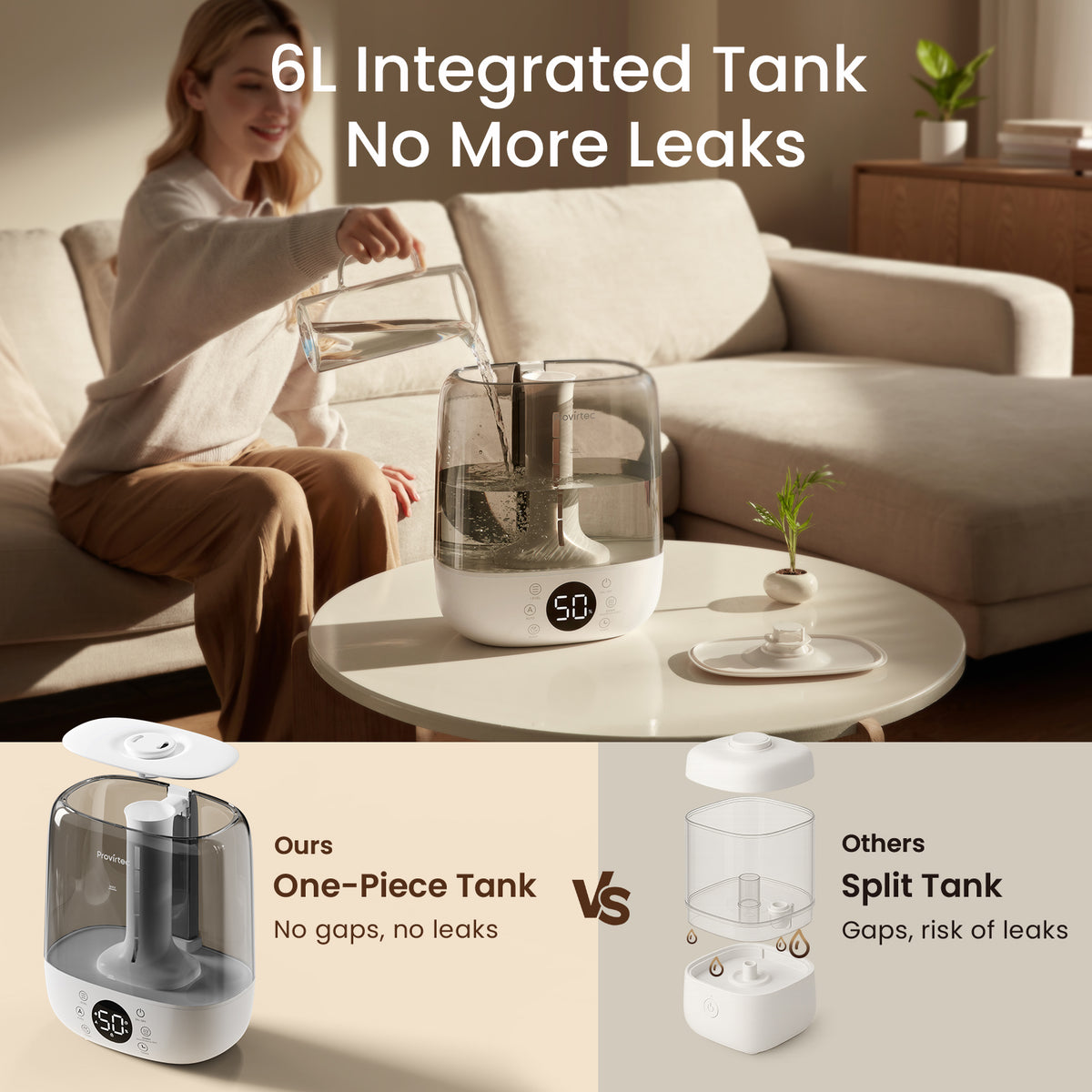 MistGrove humidifier at home