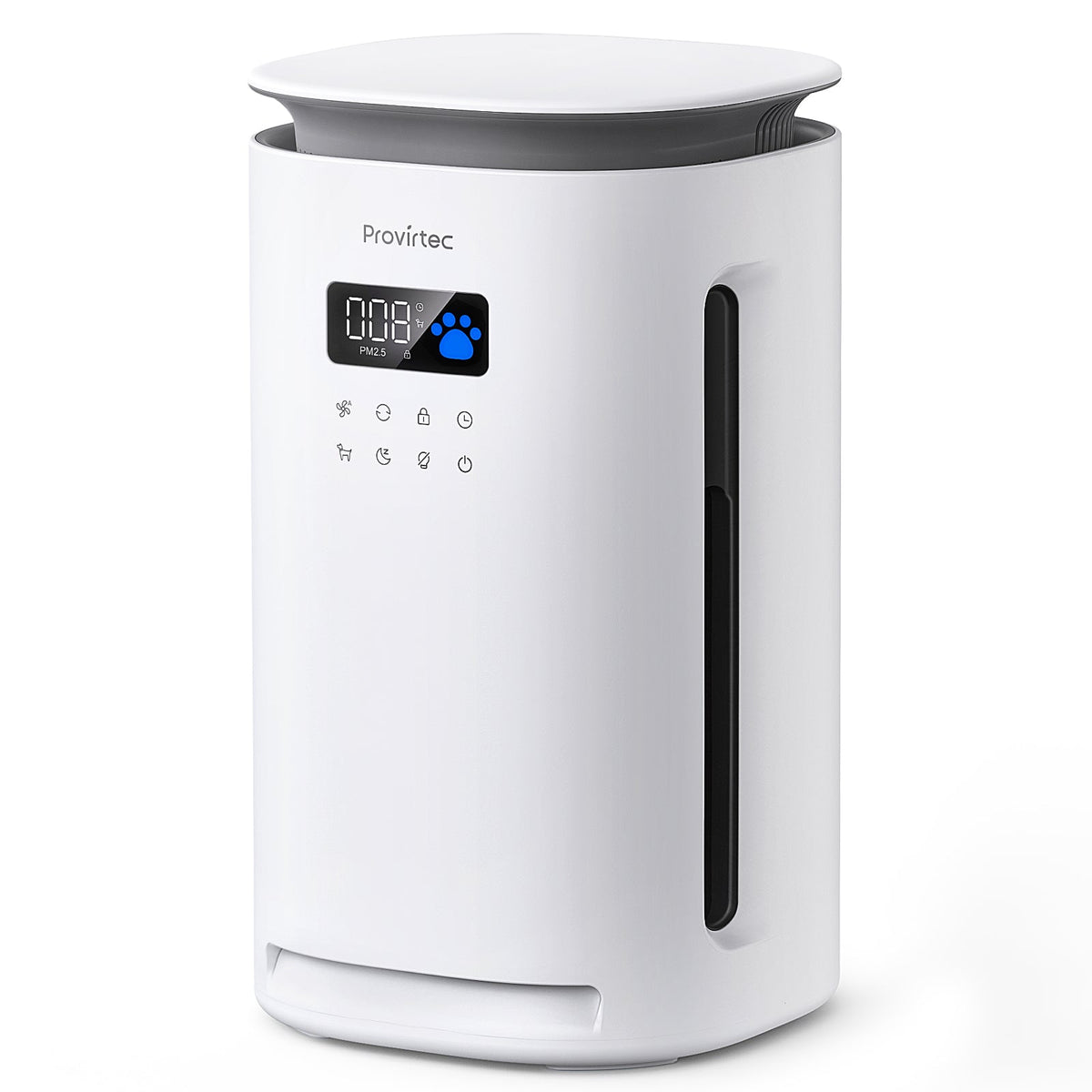 Pawtent air purifier in White on a white background detail view 5